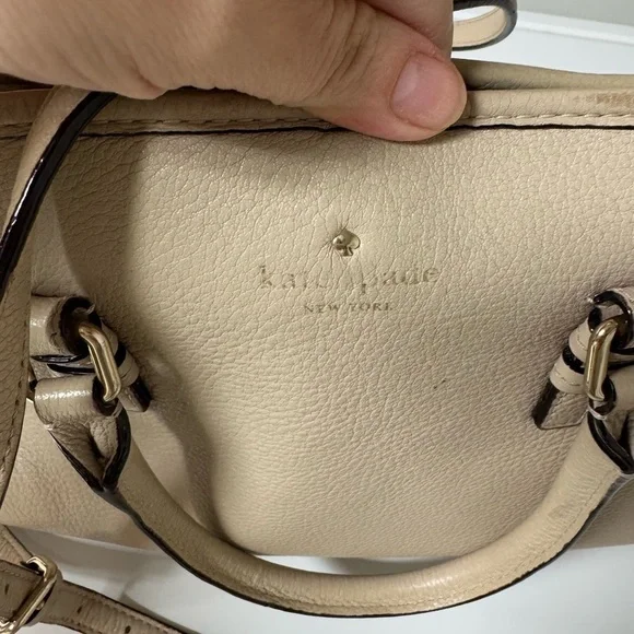 Kate Spade New York Bayley Satchel – Beige / Rose Cloud – Detachable Strap - Picture 5 of 9